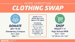 clothing swap graphic